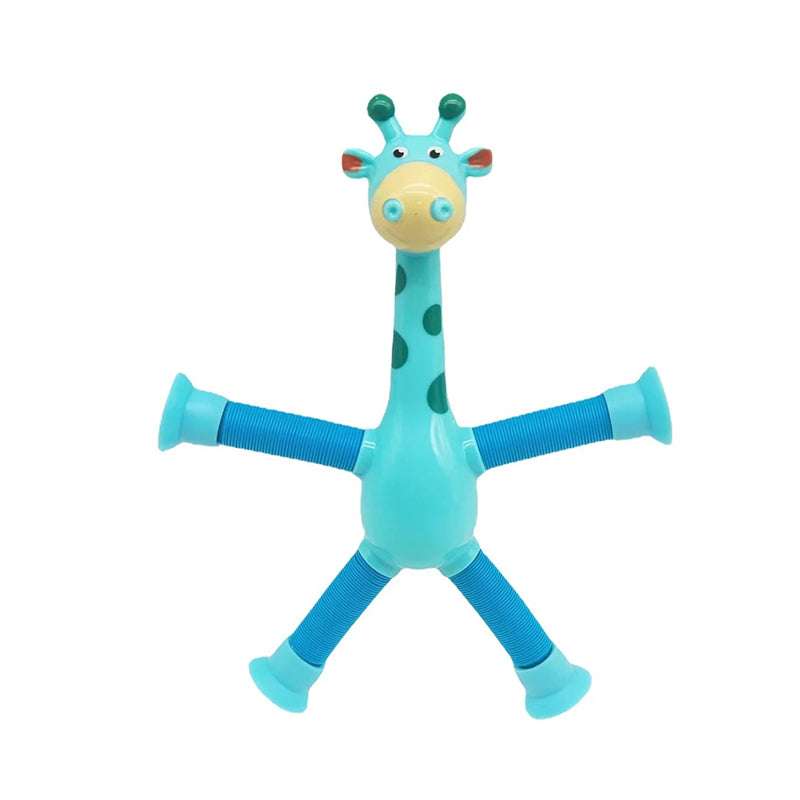 Elastyczna Żyrafa z Przyssawką - StretchyGiraffe-Bez Świateł-Niebieski-Trend Polska