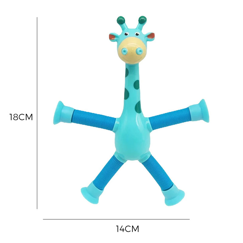 Elastyczna Żyrafa z Przyssawką - StretchyGiraffe-Bez Świateł-Różowy-Trend Polska