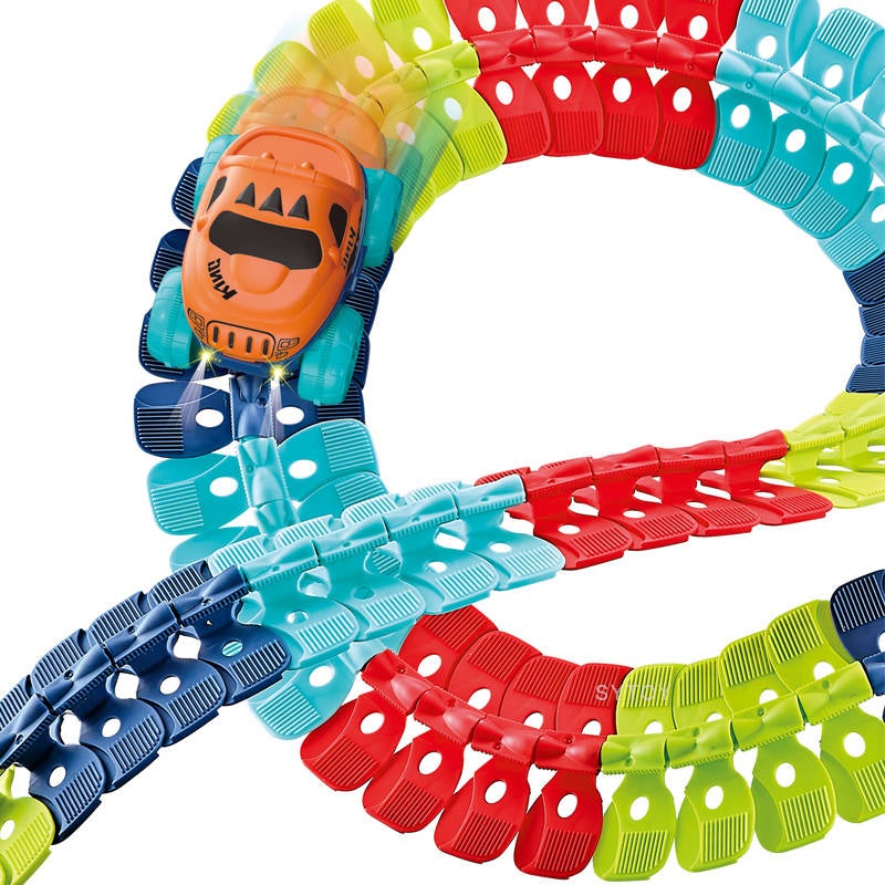 Elastyczny tor Montessori – FlexiTrack-46-częściowy-Trend Polska
