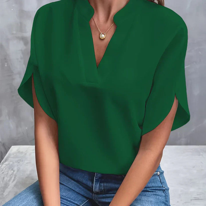 Elegancka i lekka bluzka damska – Isabella-Zielony-XS-Trend Polska