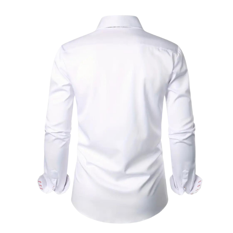 Elegancka koszula party dla mężczyzn – Matteo-Biały-S-Trend Polska