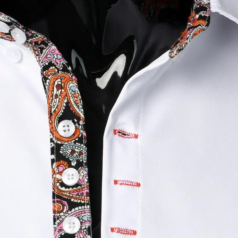 Elegancka koszula party dla mężczyzn – Matteo-Biały-S-Trend Polska