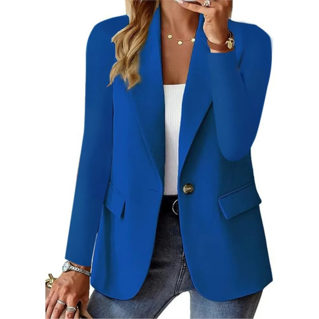 Elegancka Marynarka Damska - Emma-Niebieski-S-Trend Polska