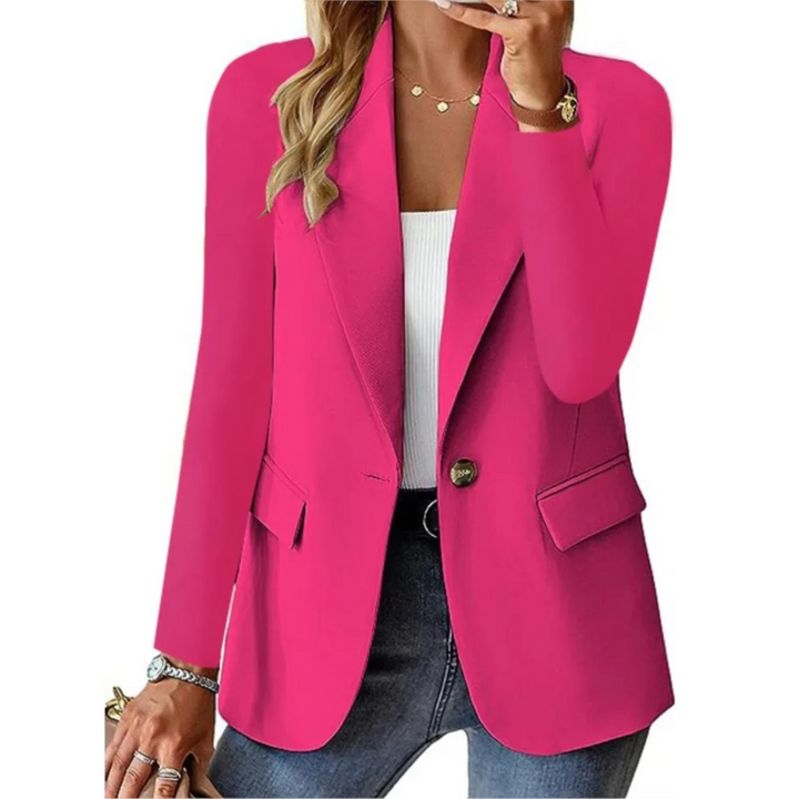 Elegancka Marynarka Damska - Emma-Różowy-S-Trend Polska
