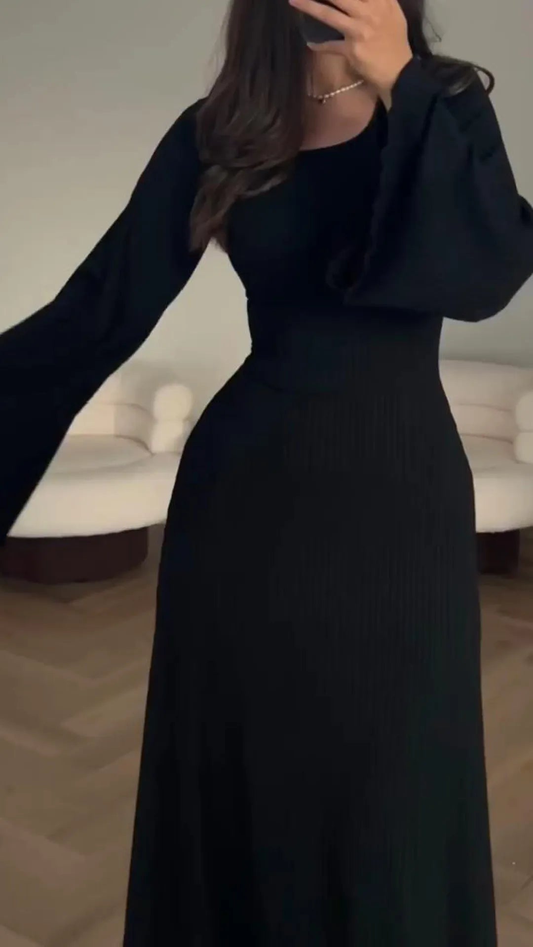 Elegancka sukienka maxi bodycon z wiązaniem – Valencia-Lila-S-Trend Polska