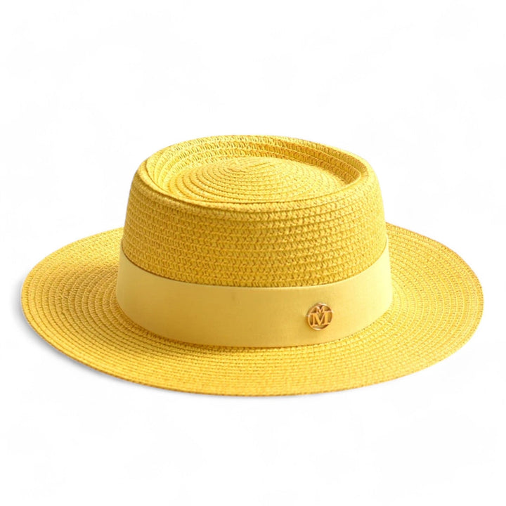 Elegancki kapelusz słomkowy dla kobiet – Soleil-Żółty-Trend Polska