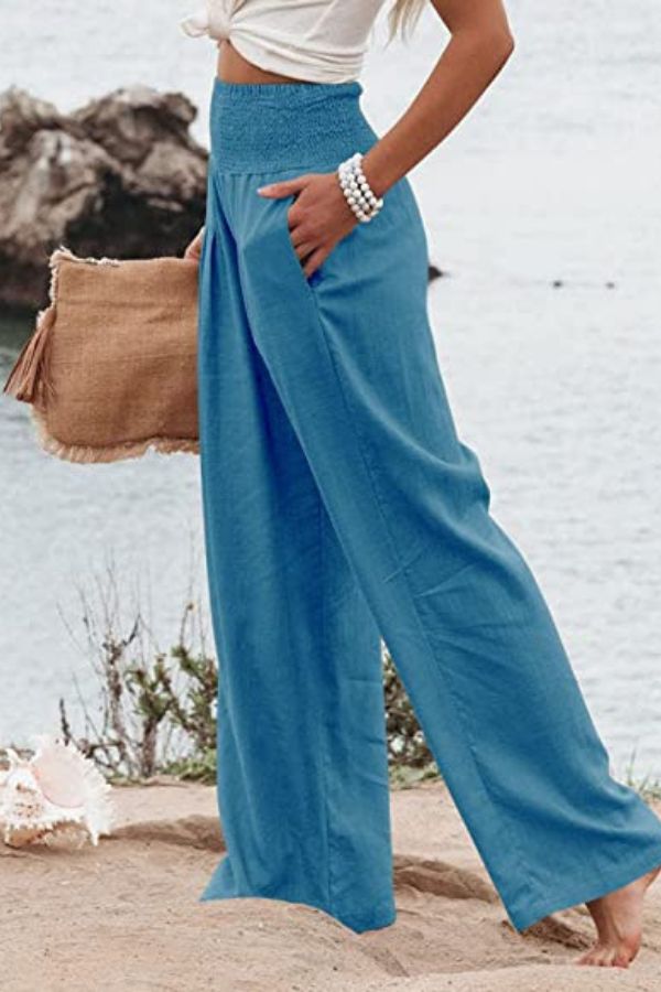 Elegancki pałac Hose z boho klimatem – Yasmin-Niebieski-S-Trend Polska