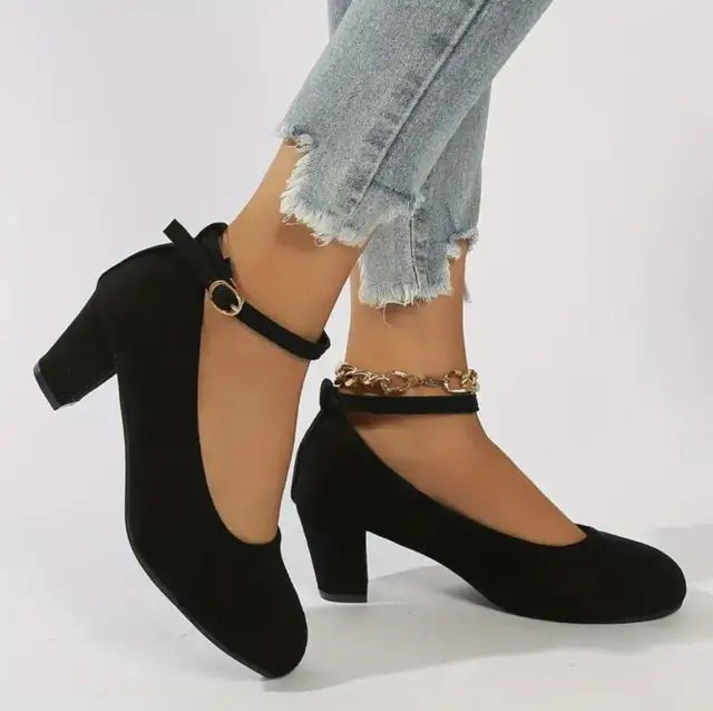 Eleganckie damskie buty ortopedyczne z ergonomicznym wzornictwem – Celeste-Czarny-35-Trend Polska