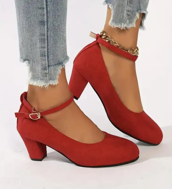 Eleganckie damskie buty ortopedyczne z ergonomicznym wzornictwem – Celeste-Rot-35-Trend Polska