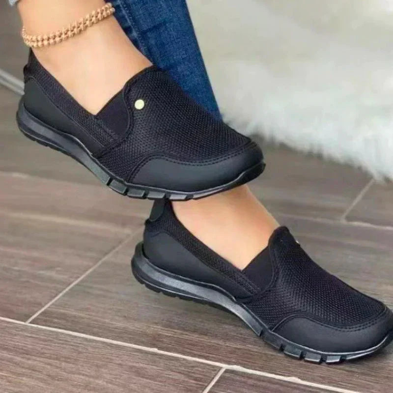 Eleganckie ortopedyczne buty diabetologiczne dla kobiet – Veronica Comfort-Czarny-35-Trend Polska