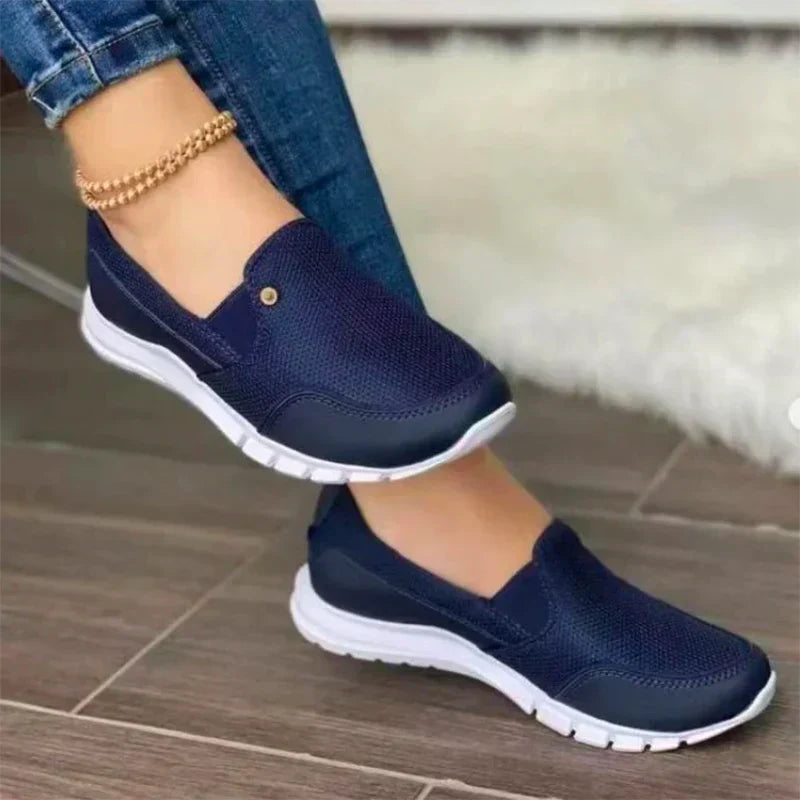 Eleganckie ortopedyczne buty diabetologiczne dla kobiet – Veronica Comfort-Niebieski-35-Trend Polska