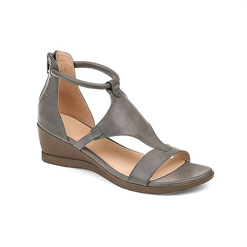 Eleganckie sandały damskie - Elora-Czarny-36-Trend Polska