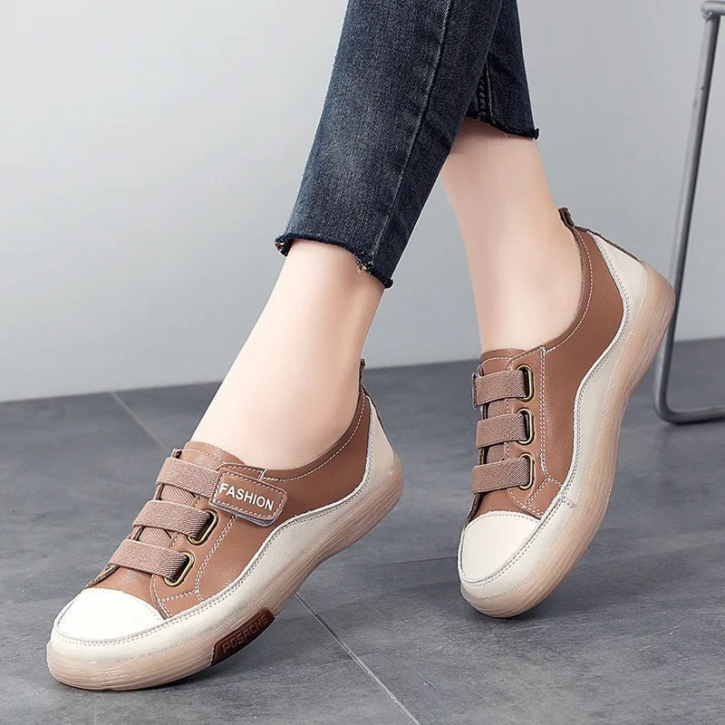 Eleganckie sneakersy ze skóry naturalnej dla kobiet – Beatrice-Braun-35-Trend Polska