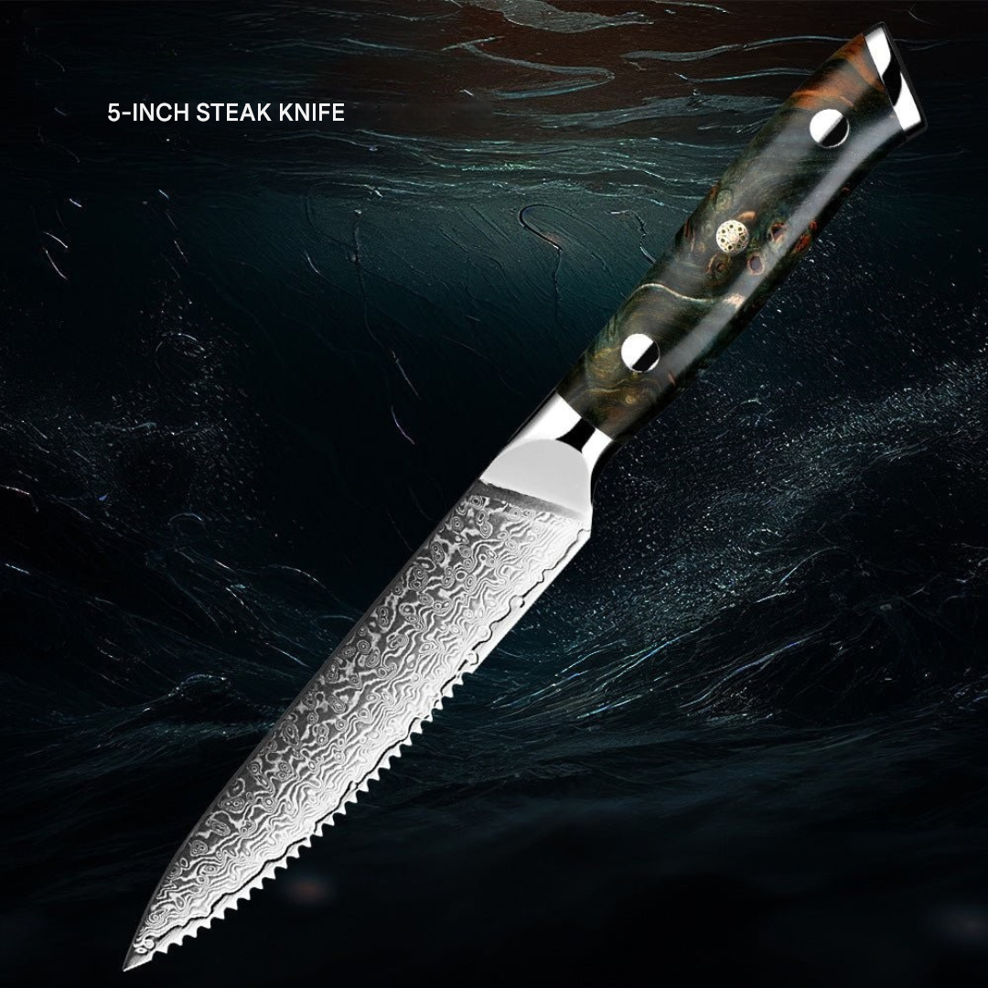 Japoński zestaw noży damasceńskich – KairoBlade