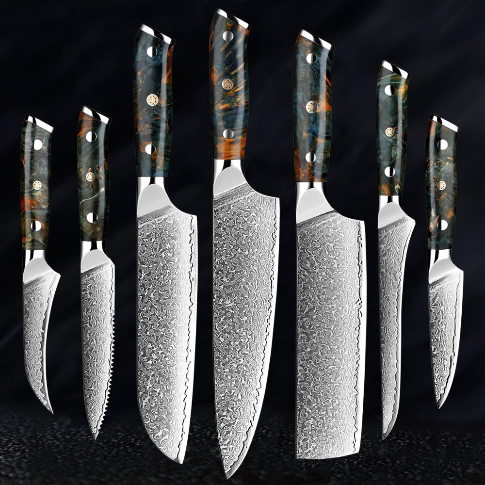 Japoński zestaw noży damasceńskich – KairoBlade