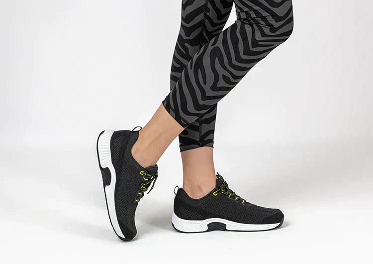 Ergonomiczne buty komfortowe z ortopedycznym wsparciem – Milena-Czarnobiałe-35-Trend Polska