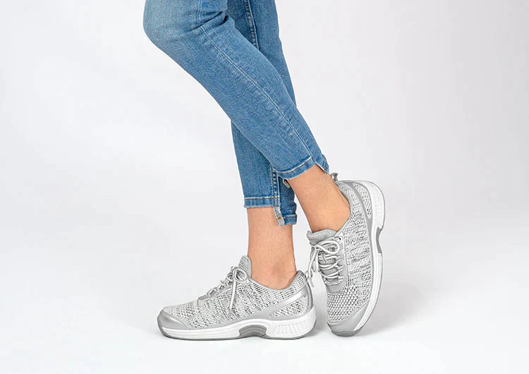 Ergonomiczne buty komfortowe z ortopedycznym wsparciem – Milena-Jasnoszary-35-Trend Polska