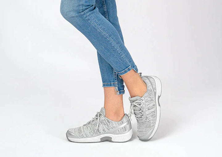 Ergonomiczne buty komfortowe z ortopedycznym wsparciem – Milena-Jasnoszary-35-Trend Polska