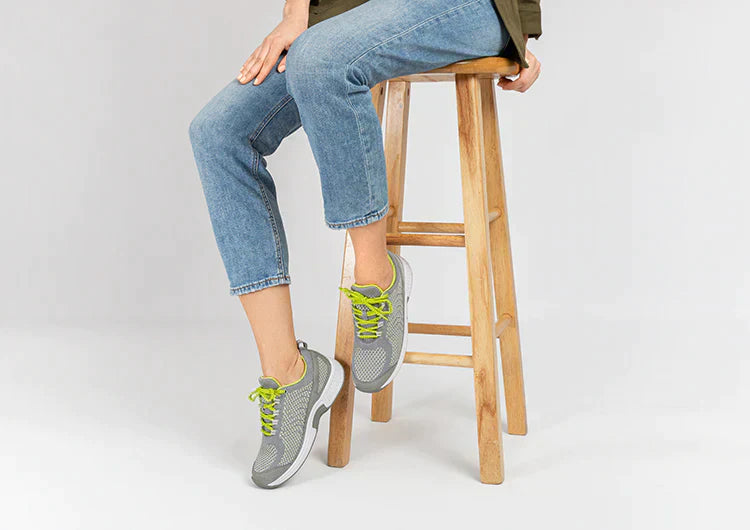 Ergonomiczne buty komfortowe z ortopedycznym wsparciem – Milena-Szary-35-Trend Polska