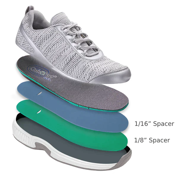 Ergonomiczne buty komfortowe z ortopedycznym wsparciem – Milena-Jasnoszary-35-Trend Polska