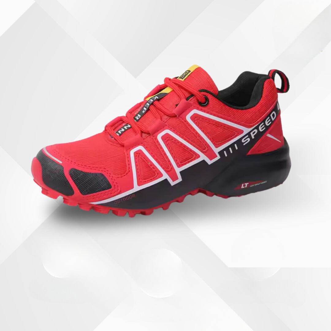 Ergonomiczne buty trekkingowe do użytku na świeżym powietrzu z komfortową amortyzacją – TrailStep-38-Czerwony (kobiety)-Trend Polska