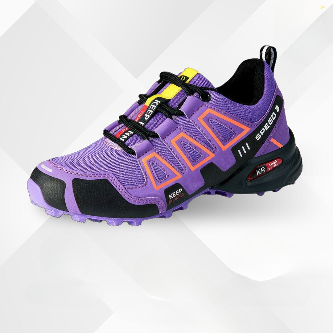 Ergonomiczne buty trekkingowe do użytku na świeżym powietrzu z komfortową amortyzacją – TrailStep-38-Liliowy (Kobiety)-Trend Polska
