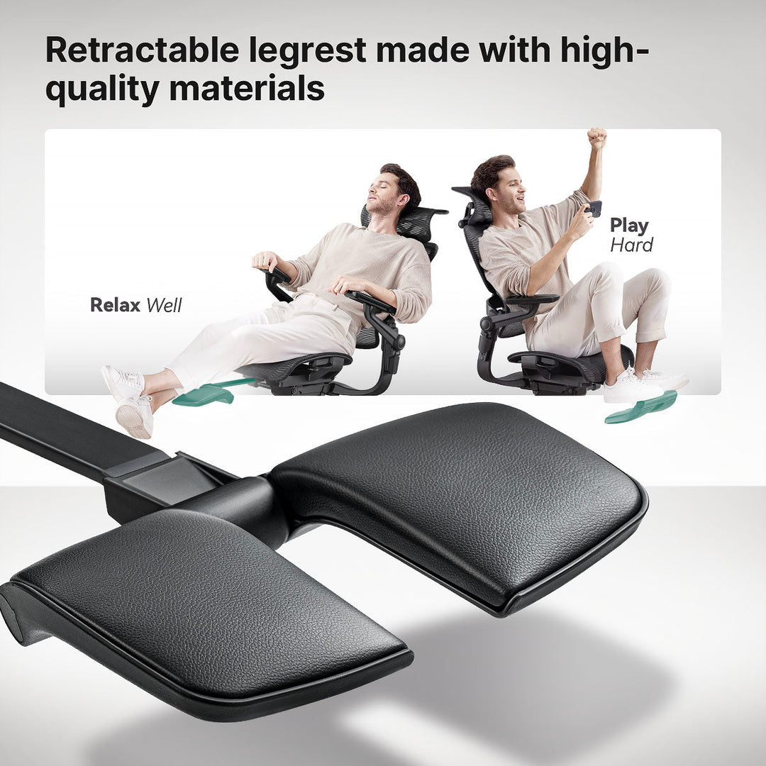 Ergonomiczne krzesło biurowe z 16 regulowanymi funkcjami - ErgoFlex-Czarny-S (długość 155 - 170 cm)-Trend Polska