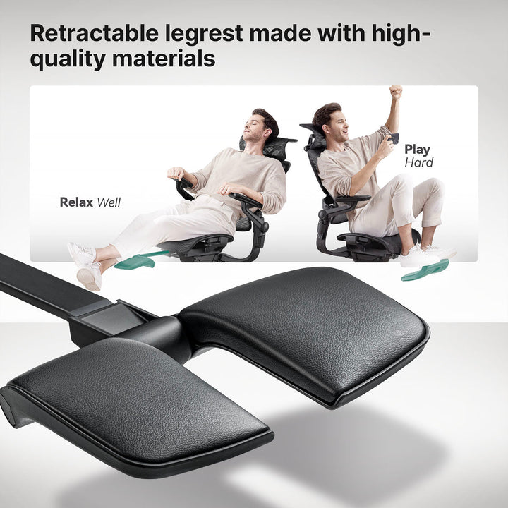 Ergonomiczne krzesło biurowe z 16 regulowanymi funkcjami - ErgoFlex-Czarny-S (długość 155 - 170 cm)-Trend Polska