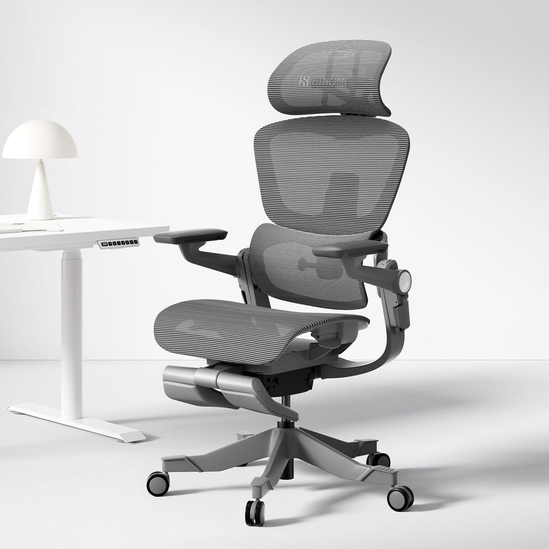 Ergonomiczne krzesło biurowe z 16 regulowanymi funkcjami - ErgoFlex-Czarny-S (długość 155 - 170 cm)-Trend Polska