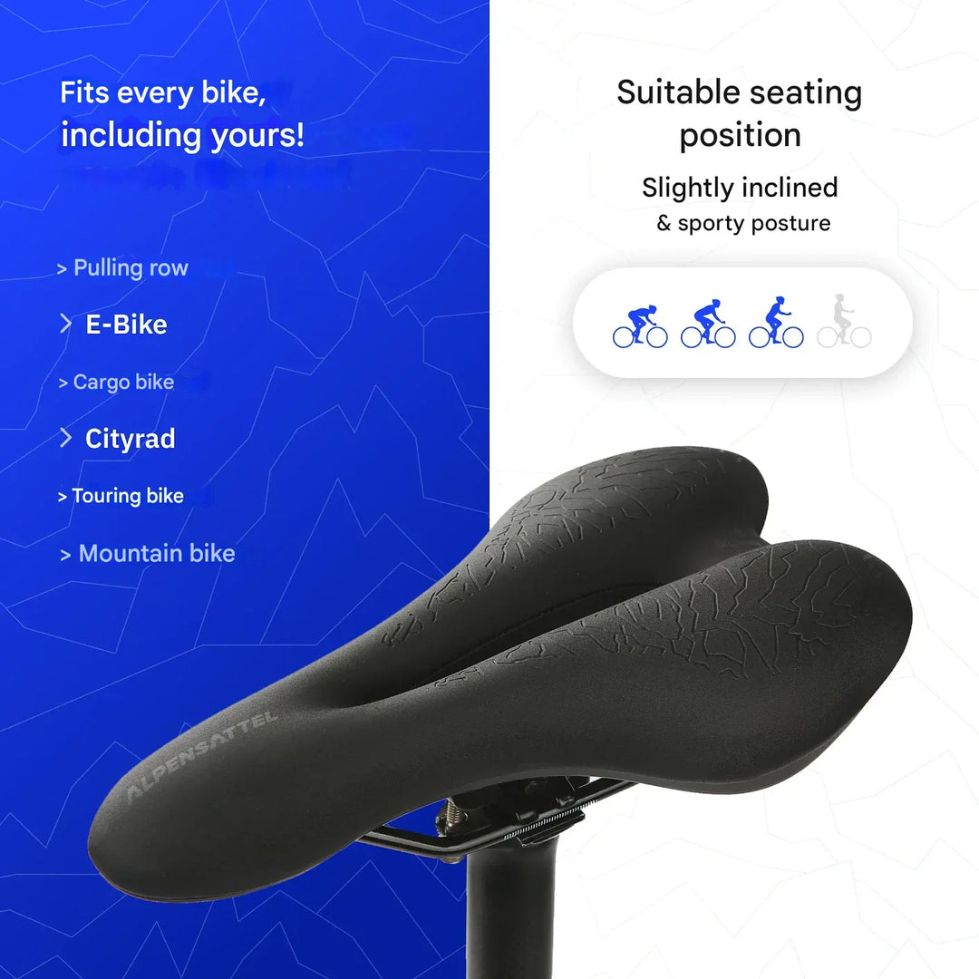Ergonomiczne siodełko rowerowe z pianką memory – SaddlePeak AirRide-Trend Polska