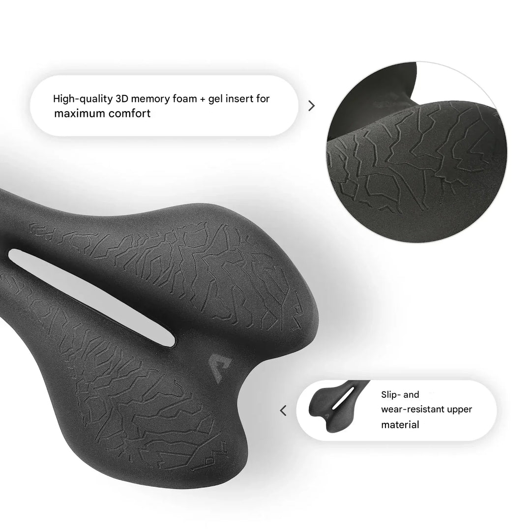 Ergonomiczne siodełko rowerowe z pianką memory – SaddlePeak AirRide-Trend Polska
