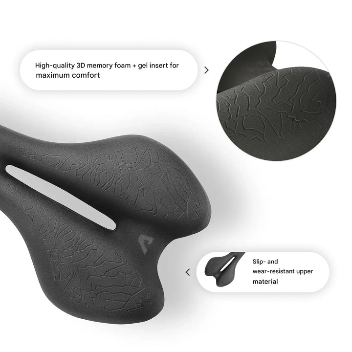 Ergonomiczne siodełko rowerowe z pianką memory – SaddlePeak AirRide-Trend Polska