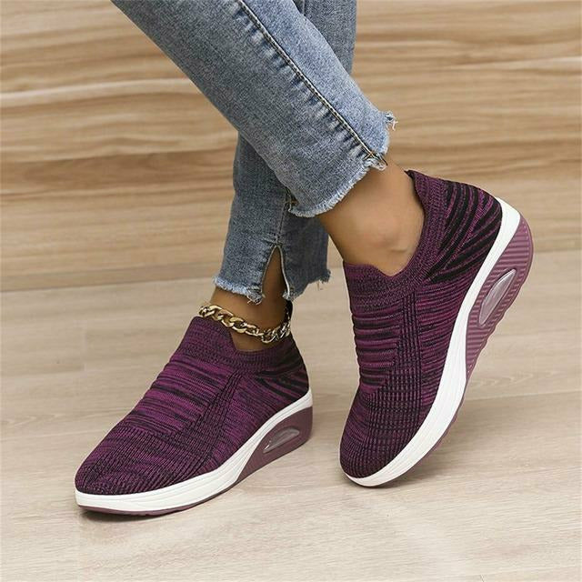 Ergonomiczne sneakersy z siateczki z systemem wentylacji dla kobiet – Alina-Violet-35-Trend Polska