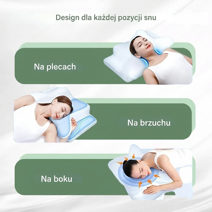 Ergonomiczna poduszka do podparcia szyi i lepszego snu