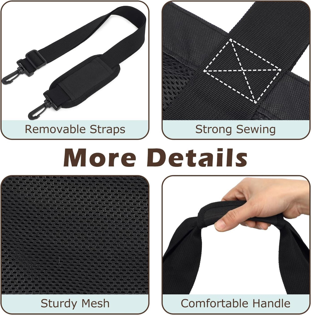 Kup 1, dostaniesz 1 ZA DARMO – Extra Large Clear Mesh Beach Tote z 8 kieszeniami – ClearWave