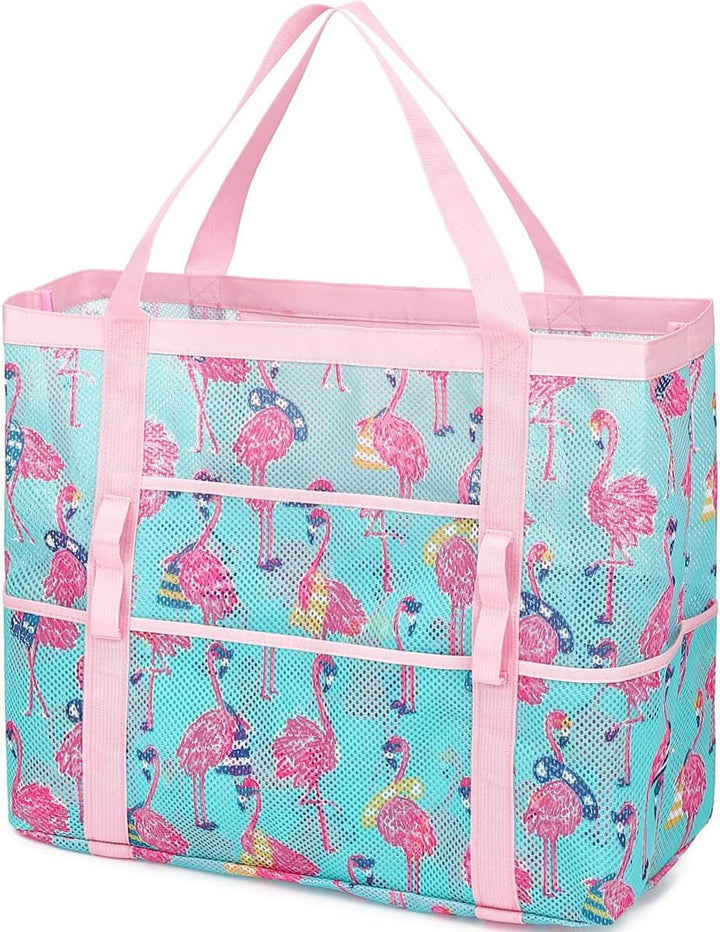Kup 1, dostaniesz 1 ZA DARMO – Extra Large Clear Mesh Beach Tote z 8 kieszeniami – ClearWave