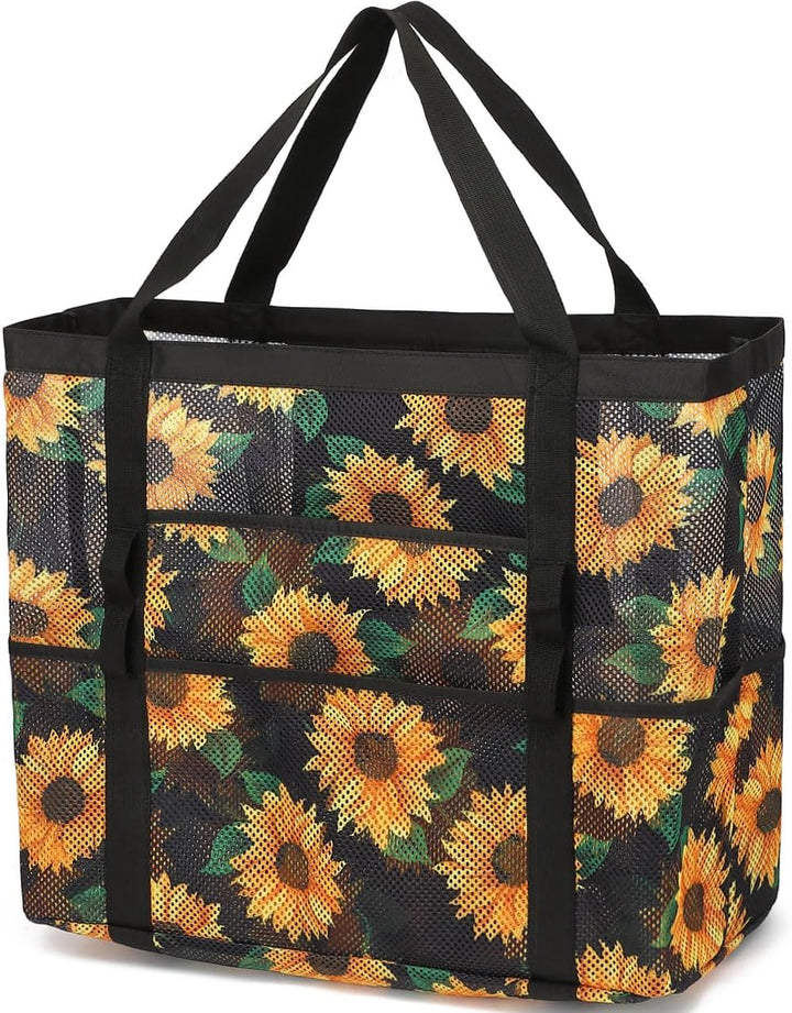 Kup 1, dostaniesz 1 ZA DARMO – Extra Large Clear Mesh Beach Tote z 8 kieszeniami – ClearWave