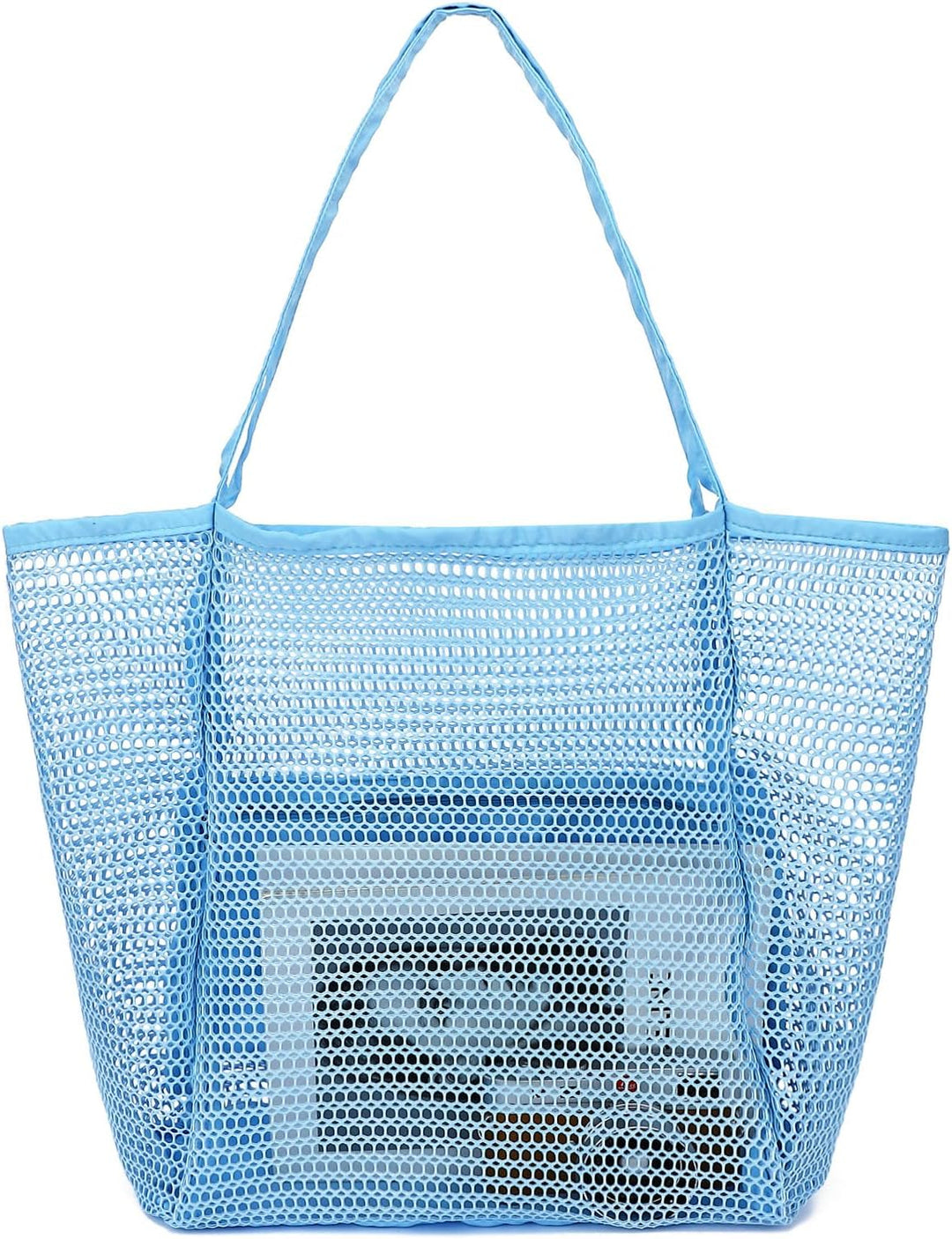 Kup 1, dostaniesz 1 ZA DARMO – Extra Large Clear Mesh Beach Tote z 8 kieszeniami – ClearWave
