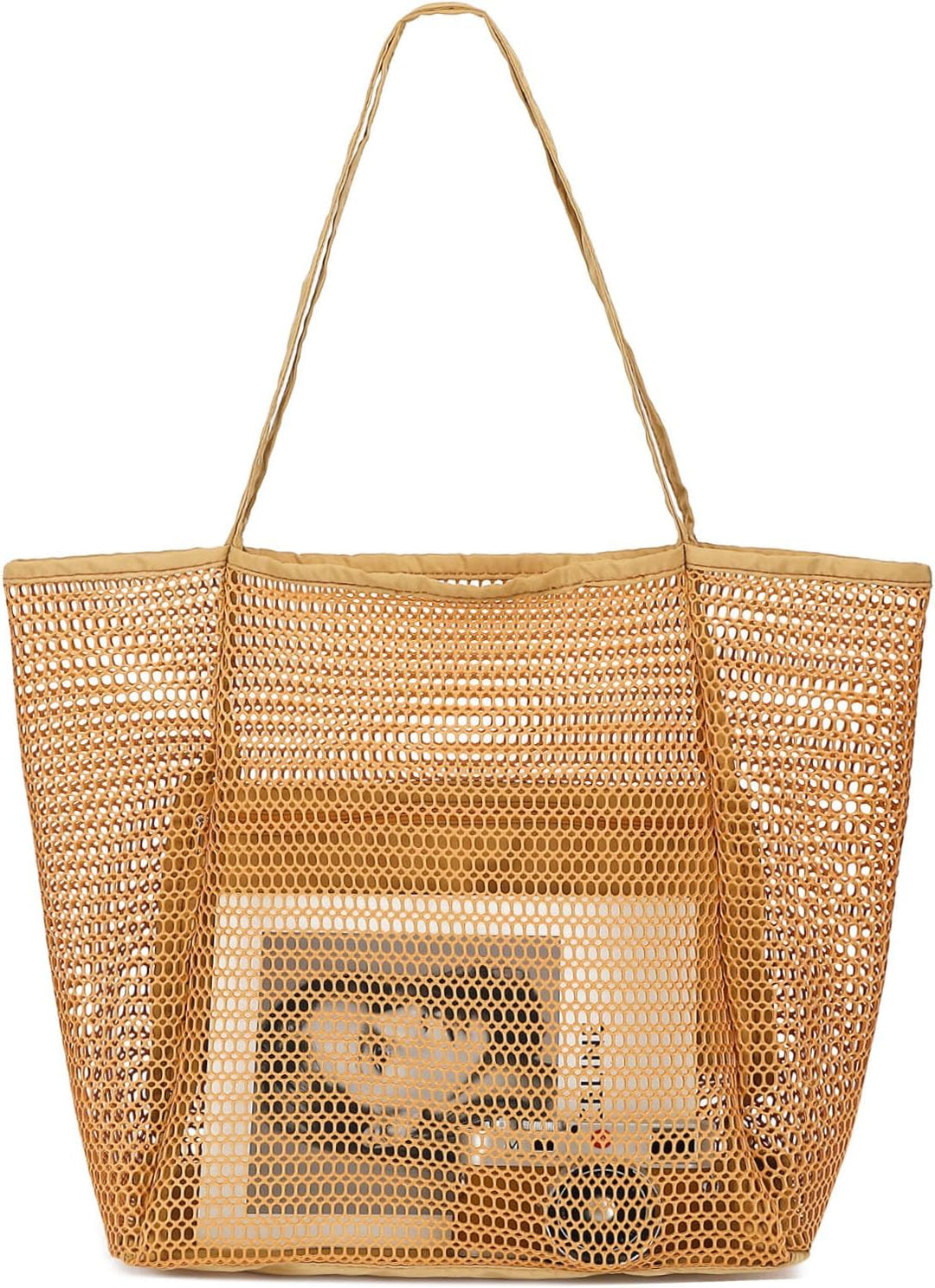 Kup 1, dostaniesz 1 ZA DARMO – Extra Large Clear Mesh Beach Tote z 8 kieszeniami – ClearWave