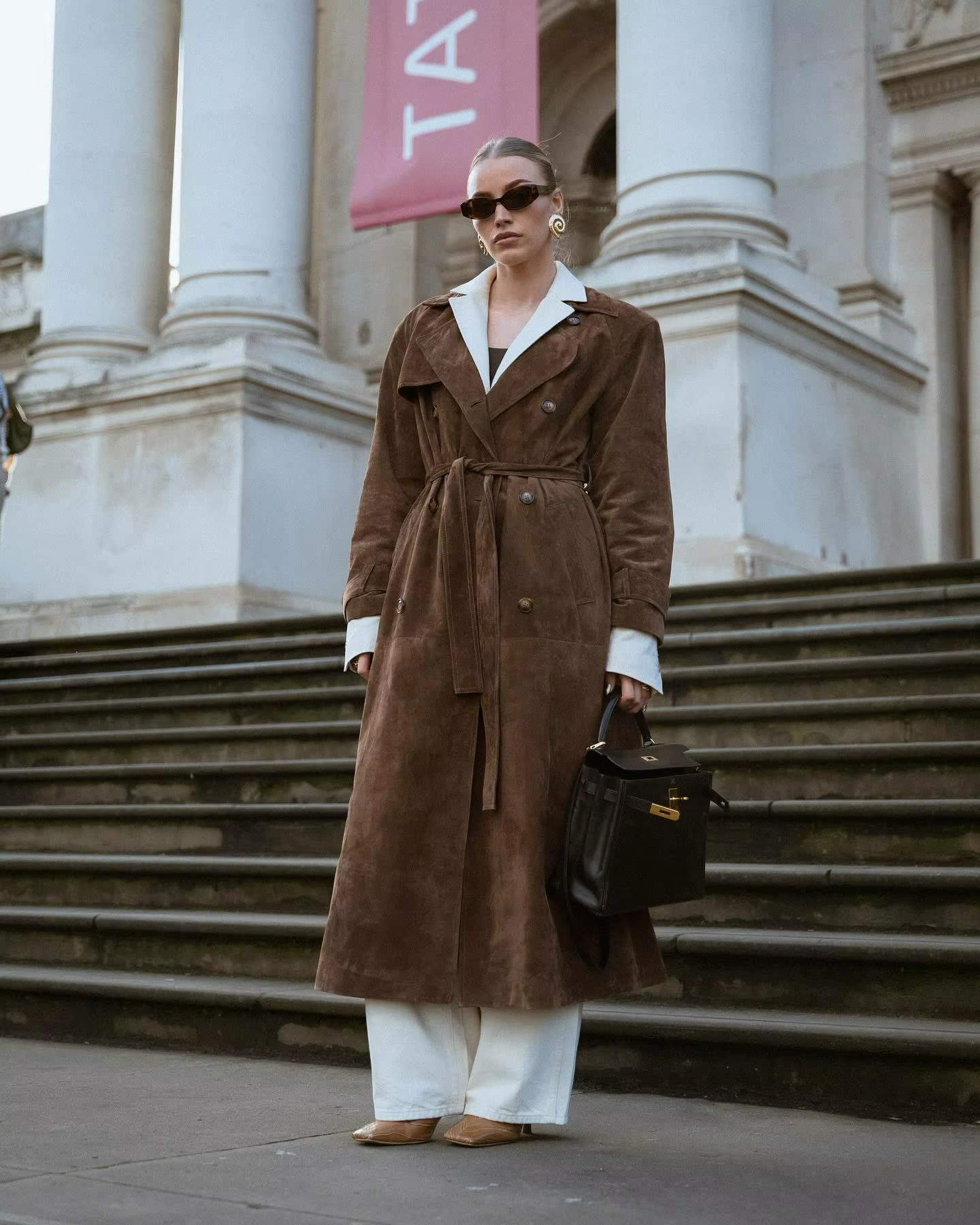 Faux Suede Zimowa Kurtka dla Kobiet - Sorina-S-Trend Polska