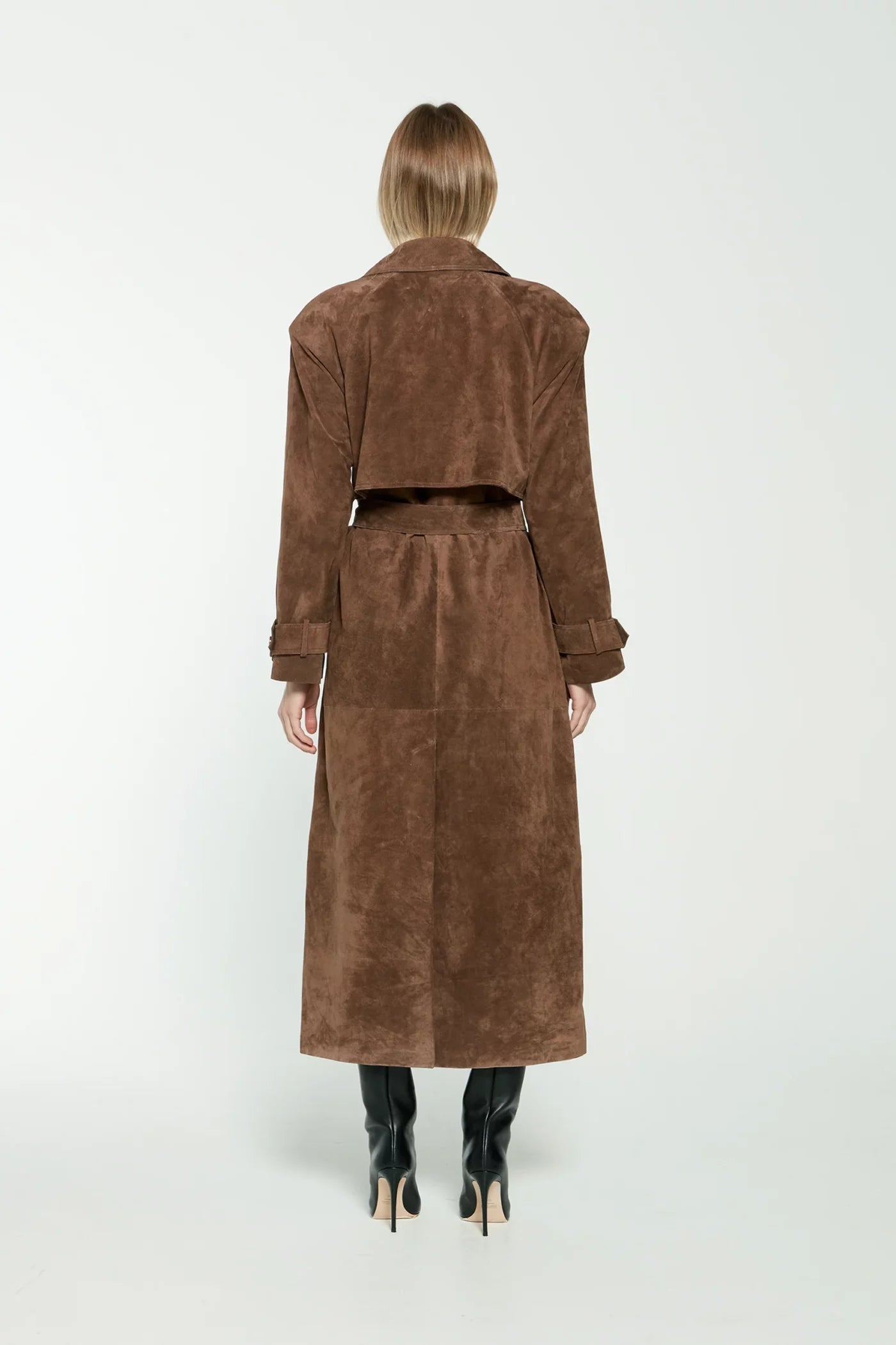 Faux Suede Zimowa Kurtka dla Kobiet - Sorina-S-Trend Polska