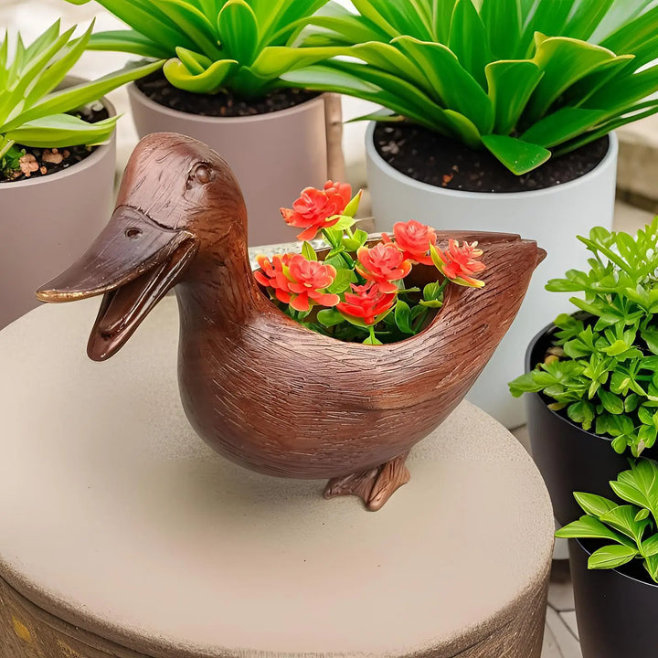 Figurka Kaczki Doniczka – QuackyPlanter-Trend Polska