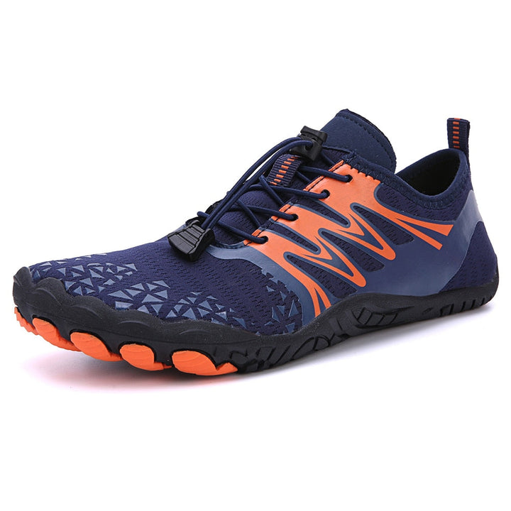 FlexBare 3.0 | Wygodne buty barefoot dla każdego-Niebieski i Pomarańczowy-36-Trend Polska