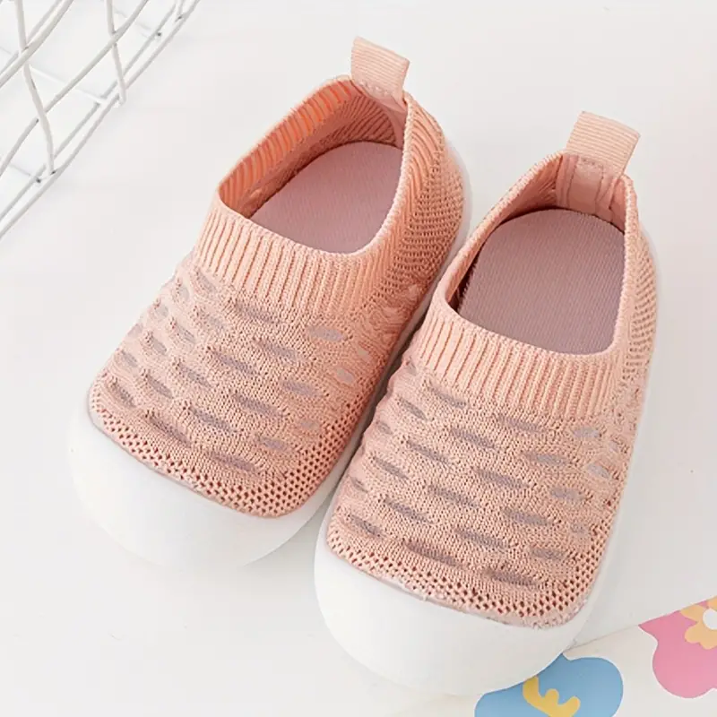 FlexiSteps – Oddychające Białe Buty Bez Nakładek dla Maluchów-Różowy-18-19-Trend Polska