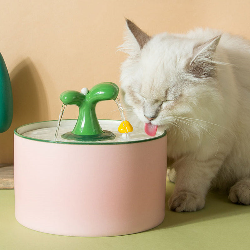 Fontanna dla kotów - SpringFlow™-Różowy-1500ml-Trend Polska