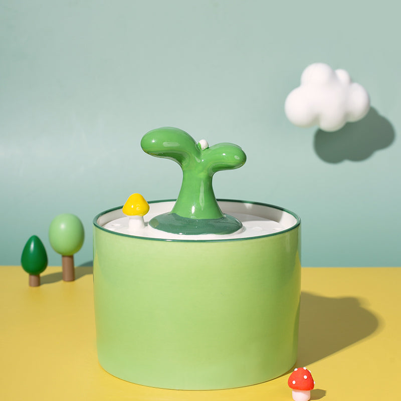 Fontanna dla kotów - SpringFlow™-Zielony-1500ml-Trend Polska