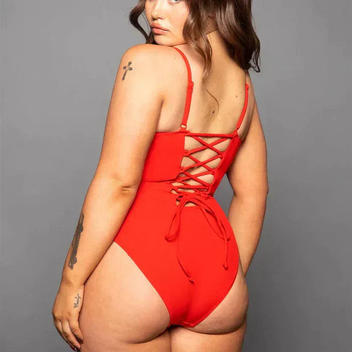 Formujący kostium kąpielowy z efektem modelującym – Samira-Niebieski-XS-Trend Polska