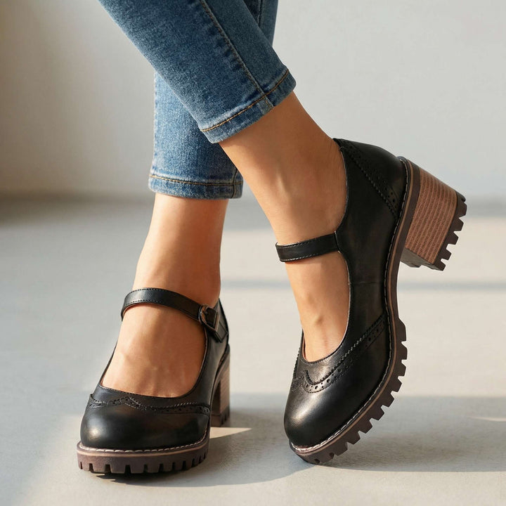 Vintage Mary Jane Shoes for Women with Adjustable Strap 1