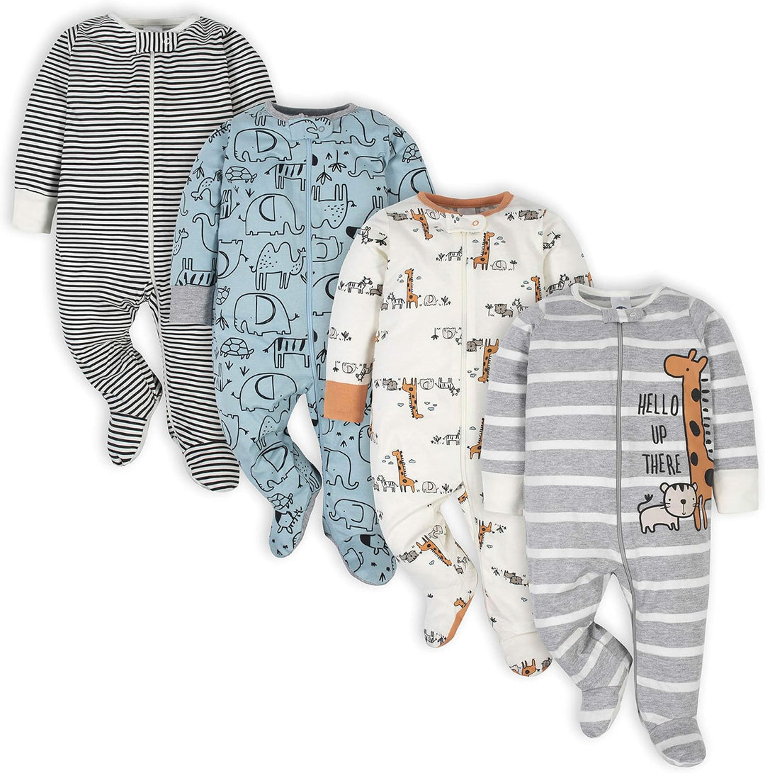 Gerber Baby Śpioszek dla chłopców z stopami-G-0-3 miesięcy-Trend Polska