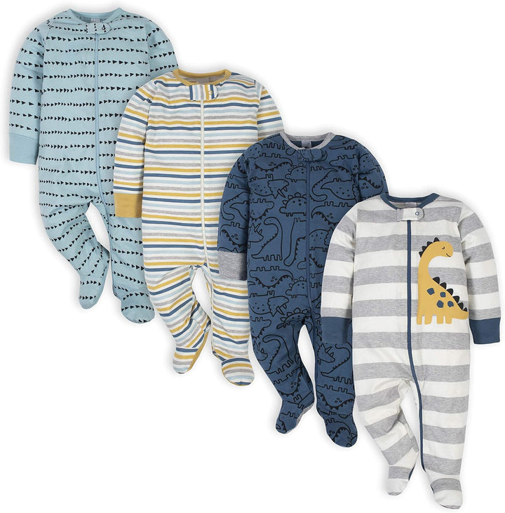 Gerber Baby Śpioszek dla chłopców z stopami-J-0-3 miesięcy-Trend Polska